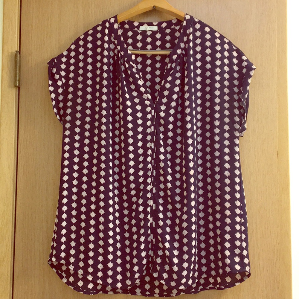 💙 Pleione Cap Sleeved Blouse
